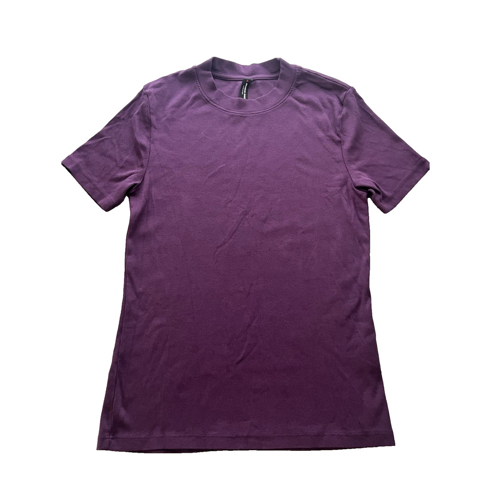 American Giant Purple Short Sleeve Tee